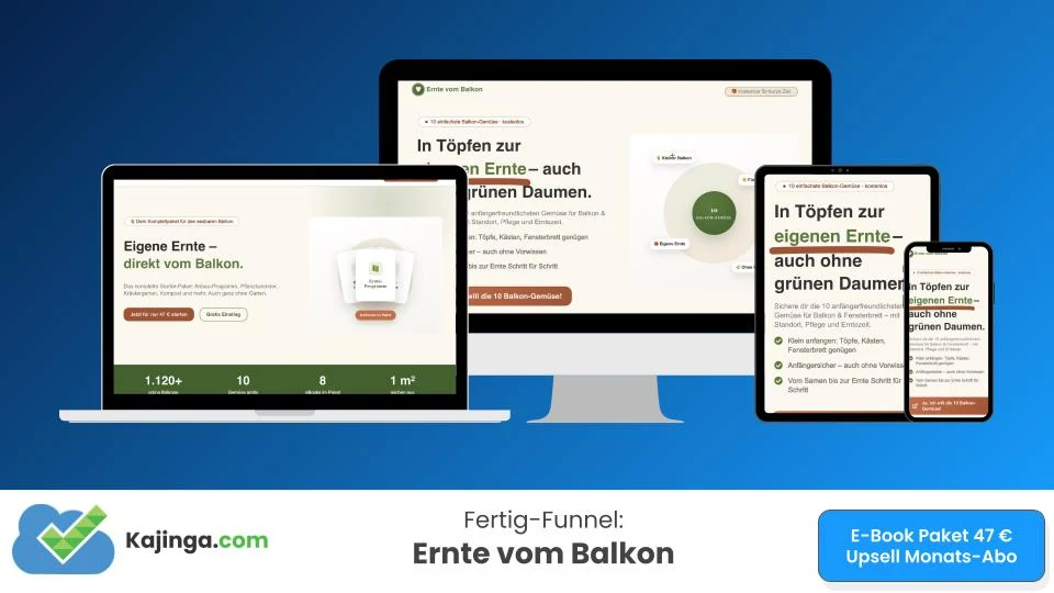 Ernte vom Balkon