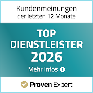 Proven Expert Top Dienstleister 2026