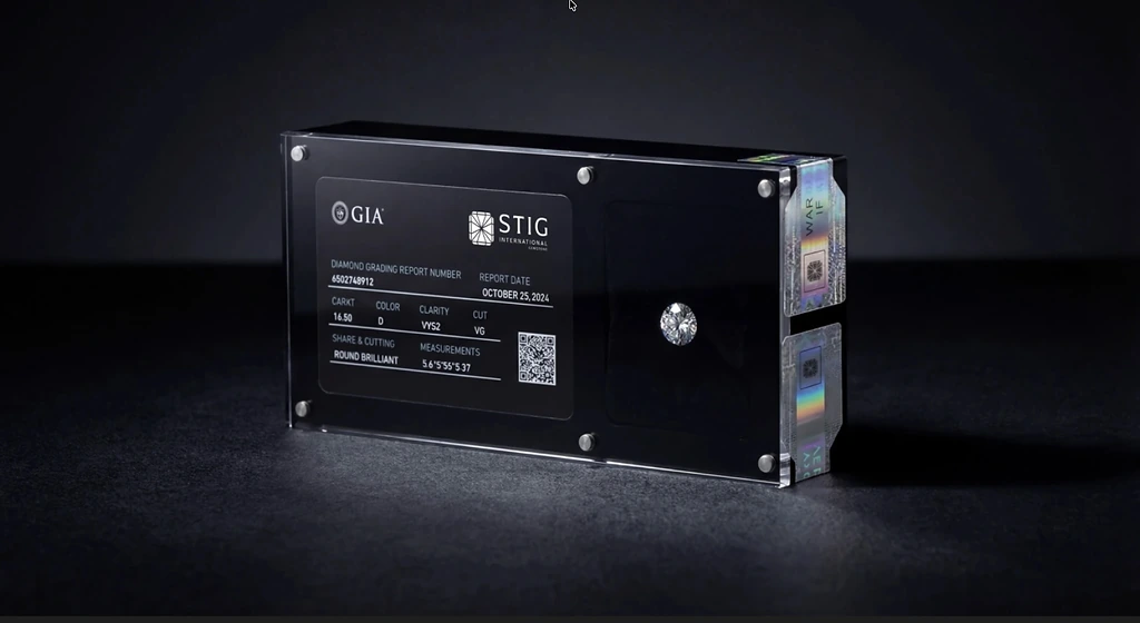 Diamant von STIG ROCK mit GIA Zertifikat