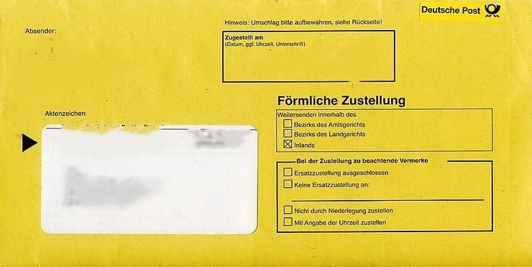 Gelber-Brief-Bedeutung