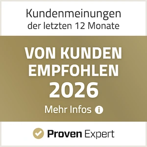 Proven Expert Von Kunden empfohlen 2026