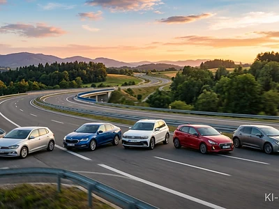 Die 5 günstigsten Kfz-Versicherungen im Vergleich