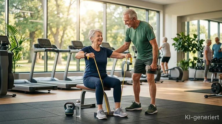 Bild zum Artikel: Wie du Fitness für Rentner mit Vorerkrankungen si