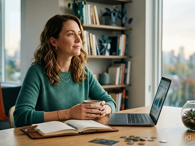 Frau verändert ihr Money Mindset durch Psychologie, Übungen und klare Finanzziele