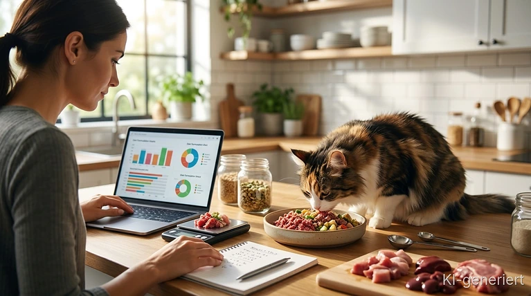 Wie du Barf-Futterpläne für Nierenkatzen berechnest