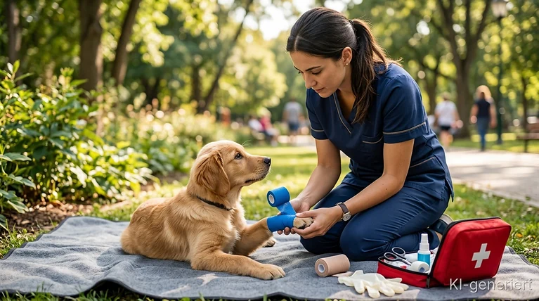 Hund Erste Hilfe leisten: Halter versorgt verletzten Vierbeiner im Notfall sicher
