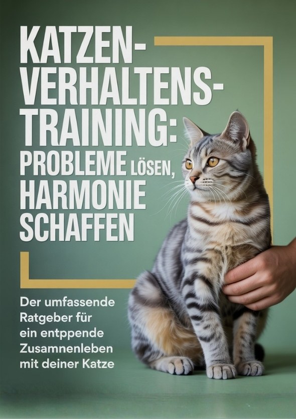 Katze vor grüner Wand Text Katzenverhaltenstraining: Probleme lösen Harmonie schaffen